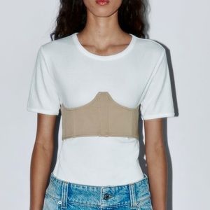 Zara bustier belt